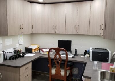 Kitchen top shelves